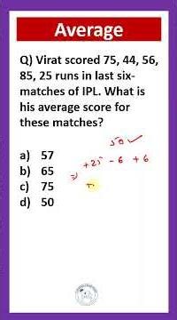 Averages Tricks in Telugu | Quantitative Aptitude | #mathstricks #aptitudetricks