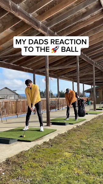 Exploding Golf Balls: Dad's Shocked Reaction