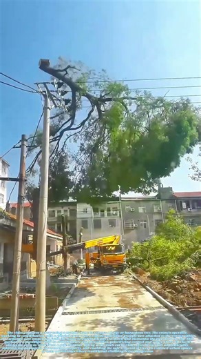Felling from Afar: How a Crane Redefines Tree Removal