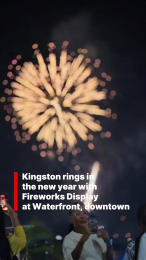 Jamaica Observer on Instagram: "Happy New Year! Fireworks lit up the downtown Kingston waterfront as Jamaicans gathered to ring in the New Year during the Urban Development Corporation’s Fireworks Festival."