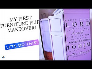 Old Entertainment Center Gets A Makeover | Updating OLD FURNITURE!