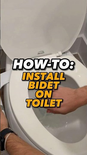 HOW-TO: Install a retrofit bidet on your existing toilet!💦 #BidetInstallation #BathroomUpgrade #DIY