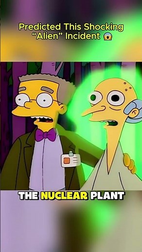 The Simpsons Predicted This Shocking “Alien” Incident 😱 | Mr. Burns Glow Story Explained