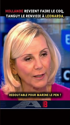 "A formidable opponent and... Leonarda": Tanguy responds to Ferrari on François Hollande