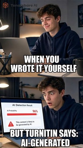 Turnitin AI Detector 2026 Be Like… 😭