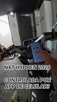 NXT hyphen - Atualizada e controlada pelo celular, como fazer? #bikeeletrica #autopropelido #hyphen