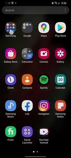 One UI 4.0 custom icons on default launcher - Theme Park- Android12