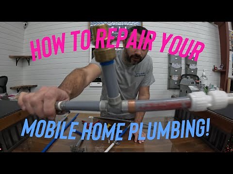 How to fix your Manufactured/Mobile Home water leak!