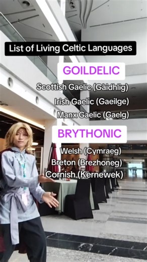 Kaz von Löwenhof on Instagram: "List of Living Celtic Languages #scottish #irish #manx #breton #cornish welsh"
