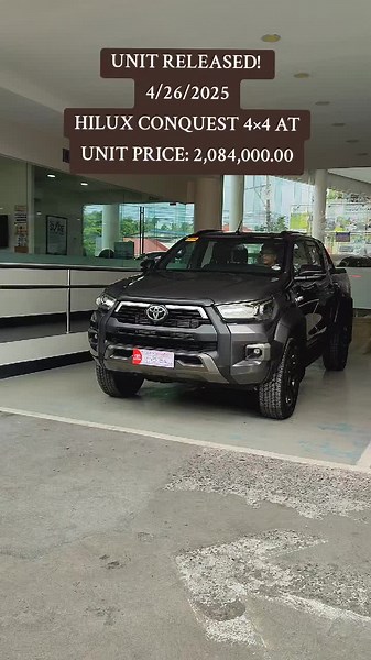 Toyota Hilux Conquest 2025 Price and Release Details