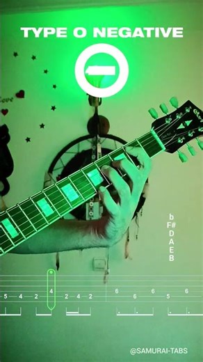 Pyretta Blaze - Type O Negative (Main Riff Tabs)