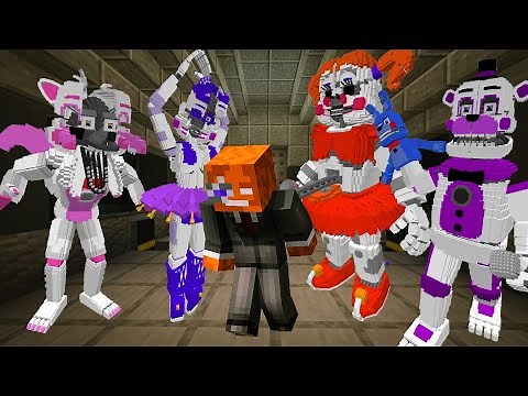 Five Nights at Freddy's: Sister Location in MCPE!!!