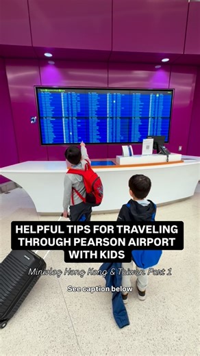The Places We Will Remember -Toronto & Travels Nicole on Instagram: "MORE INFO⬇️ I’ve been traveling w/ my kids since my oldest was 4 months old both domestically & internationally Traveling through check-in & security took us less than 15 mins Here are some tips to make your trip a little more helpful @torontopearson ⭐️ Use online check-in or the kiosks for bag drop to make the wait less (esp. if you don’t have oversized bags) ⭐️ Security & Customs both have family lines. Use those for a smooth