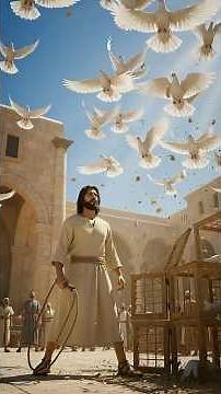 The Lion of Judah Roars 🦁 Why was Jesus so angry? #biblestoriestelugu #telugushorts