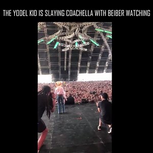 😂 He made it to Coachella! 😂 Let us know if you want our yodel kid remix from the vid! | Bombs Away
