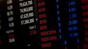 Download Stock Market monitor screen close up for free