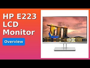 REVIEW (2026): HP E223 LCD Monitor. Features.