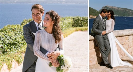 Rafael Nadal just married his childhood sweetheart Mery Perello