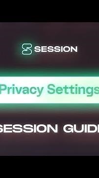 Session Guide — Privacy Settings