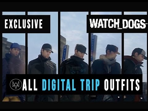 Watch Dogs - "All Digital Trip Outfits" Showcase (Including Conspiracy Outfit Season Pass)