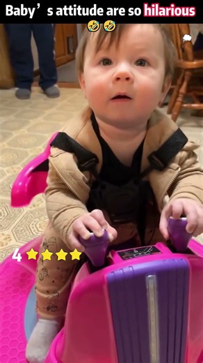 Baby’s attitude are so hilarious 🤣🤣#funny #fyp #babytiktok #cutebaby #funnyvideos@~