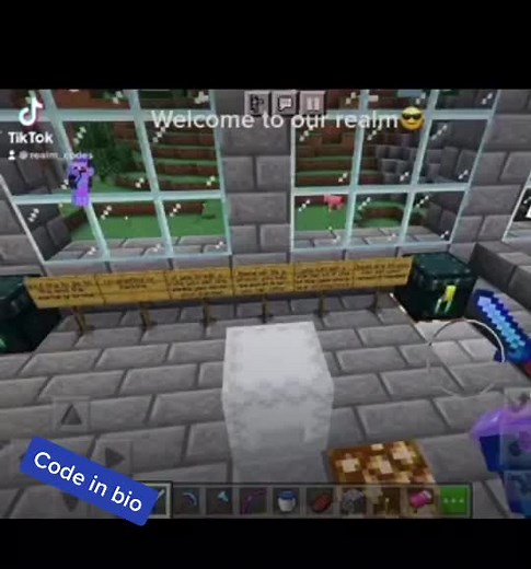 Pls read the signs at the start and be nice#minecraft#realms#fyp