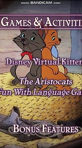 The Aristocats DVD Menu Walkthrough