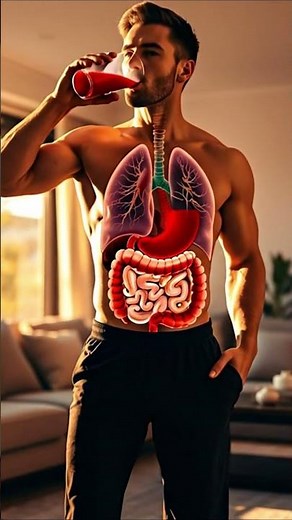 What Happens When You Drink Juice? | 3D Human Digestive System Animation