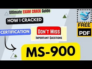 🚀 How I Cleared MS-900 Exam in Just 4 Hours! | Microsoft 365 Fundamentals | Complete Guide +Free PDF