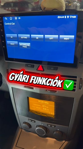 Opel Astra H Androidos fejegység beépítése 🤟✅✅ #cardroid #cardroidmuhely #navi #wifi #bluetooth #opel #astrah #astra #bc | CarDroid Műhely