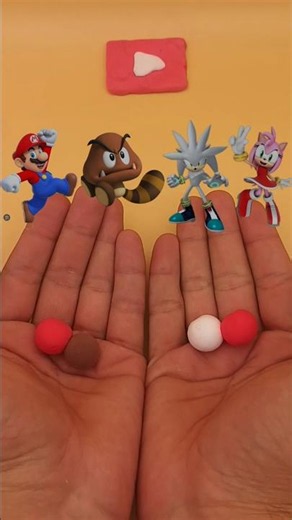Mario vs Sonic ✨️😍 #shorts #subscribe #colormixing