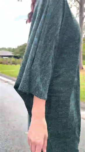 I Love Tunics presents Forest Green Textured Knit Tunic Dress