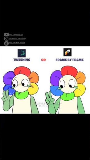 Bad drawing +Good tweening or Good drawing + Bad tweening || Tweening vs Frame by frame #dandysworld