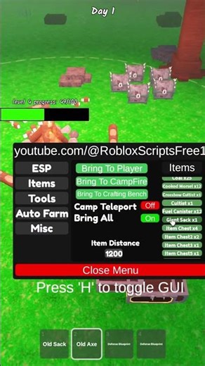 Roblox 99 Nights In The Forest Script Pastebin, Bring All, Aimbot