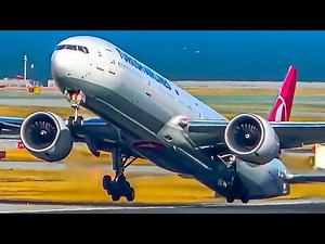 50 BIG PLANE DEPARTURES at SFO | San Francisco Airport Plane Spotting | A340 747 A380 777 A350 787