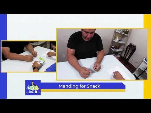 Behavior Management: Manding for Items