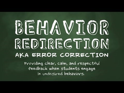 Behavior Redirection