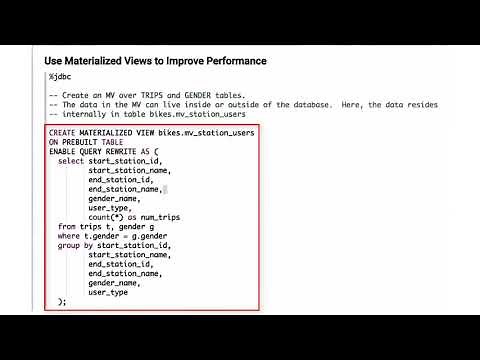 Oracle Big Data SQL: 3 - Using Materialized Views (MVs)