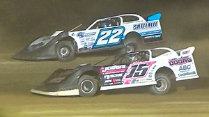 WHAT A RACE! The mountain roared back to life as "The Truth" Gregg Satterlee picked up the $8,000-to-win ‘Vince Gaston Memorial’ in the only event of the year at Thunder Mountain Speedway! Satterlee quickly charged to the front from his 6th place starting spot, inheriting the lead from Mason Zeigler on Lap 12 of the 47 Lap event. The win wouldn't come easy though as Satterlee would have to maneuver through lap traffic and hold off heavy pressure from Drake Troutman, piloting the Bruce Kane Racin