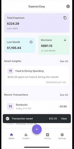 How to Use ExpenseEasy – AI-Powered Expense Tracker (iOS) #money #finance #budget