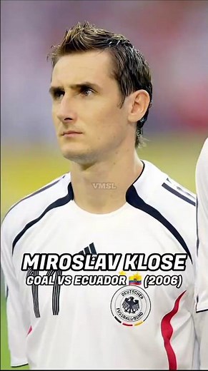 MIROSLAV KLOSE 🇩🇪 – GOAL VS ECUADOR 🇪🇨 (2006)