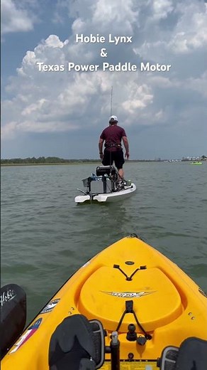 Hobie Lynx Kayak With Texas Paddle Power Electric Motor