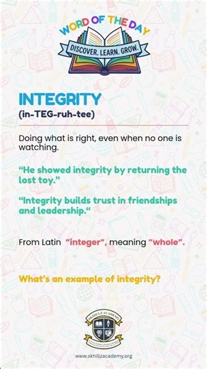Skhillz Word of the Day: Integrity