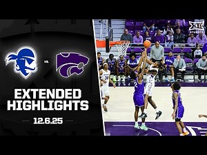 Seton Hall vs. Kansas State Extended Highlights | 2025-26 Big 12 Men's Basketball