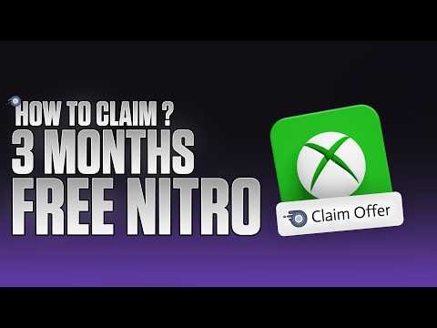 How to Claim Xbox 3 Months Discord Nitro Officially ( For Three Months Only ) New Method