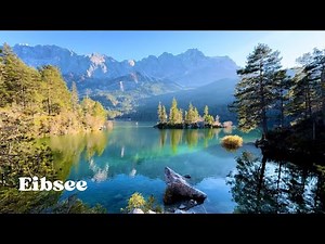 Eibsee, Bavarian Maldives - Walking Tour 4K