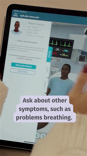 Full Code’s on-demand simulation training with realistic virtual patients allows busy learners and medical professionals to practice complex cases and improve their skills whenever they get a break, wherever they happen to be, on the devices they already own. | Full Code Medical