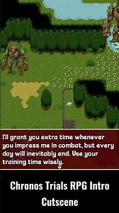 Introductory Cutscene to Chronos Trials RPG #solodev #indiedev #indiegame