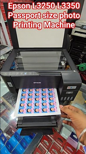 Epson L3250 L3350 Passport size photo Printing Machine #epson #services #printersupportsoftware