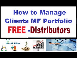 How to get clients Mutual Funds details ? | MF distributors | How to manage clients MF Portfolio